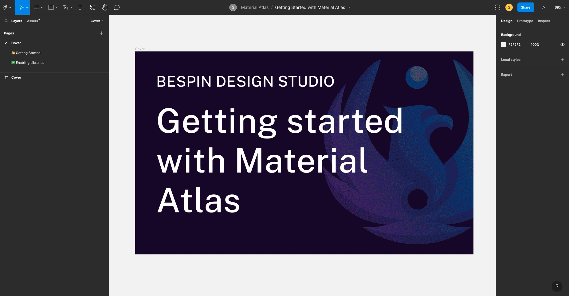 Walkthrough of the Material Atlas BESPIN Design System.