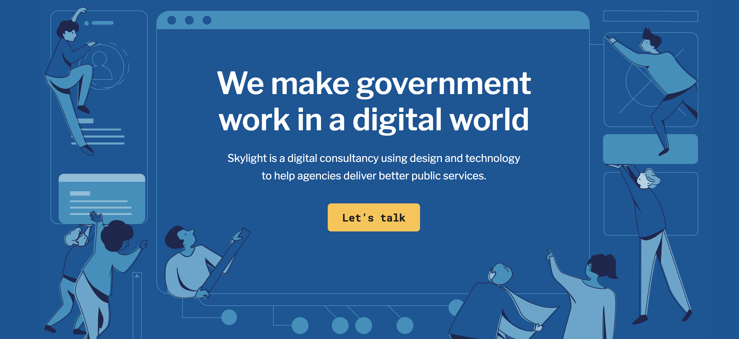 Skylight homepage hero
